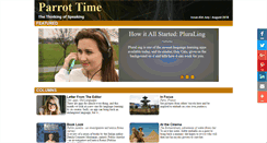 Desktop Screenshot of parrottime.com